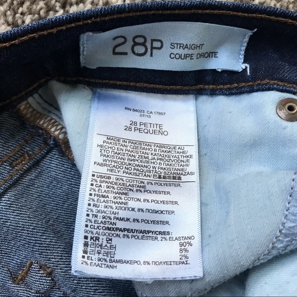 Banana Republic Straight Leg Jeans (Size 28P) - Picture 9 of 16
